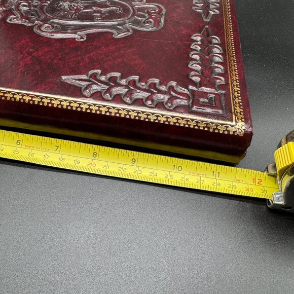 Vintage Keepsake Photos Ephemera Journal Album Faux Leather Relief Antique-look - Picture 11 of 11